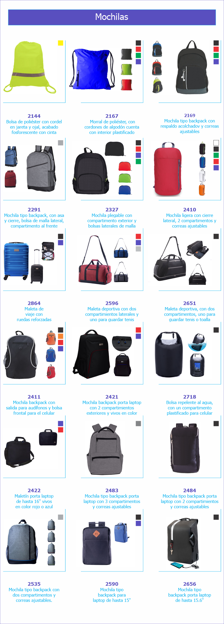 mochilas
